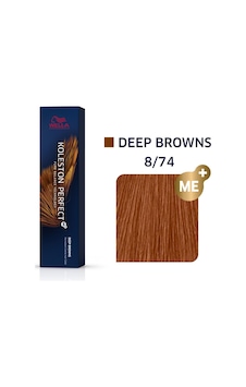 Wella Professionals Koleston Perfect Me+ 8/74 Deep Browns Kalıcı Saç Boyası 60 Ml Wella Professionals Koleston Perfect Me+ 8/74 Deep Browns Kalıcı Saç Boyası 60 Ml