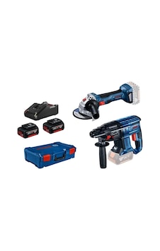 Bosch GBH 180-lı + Gws 180-lı Akülü Kırıcı Delici Ve Avuç Taşlama Seti Bosch GBH 180-lı + Gws 180-lı Akülü Kırıcı Delici Ve Avuç Taşlama Seti