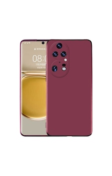 Zore Huawei P50 Pro Kılıf Ogaa Premier Silikon Kapak - Mürdüm Zore Huawei P50 Pro Kılıf Ogaa Premier Silikon Kapak - Mürdüm