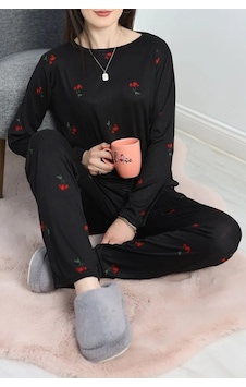 Seka Store Seka Pegasus Alt Üst Aynı Pijama Takımı Siyahkiraz - 50749.1048. Çok Renkli Seka Store Seka Pegasus Alt Üst Aynı Pijama Takımı Siyahkiraz - 50749.1048. Çok Renkli
