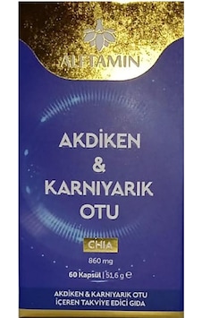 Alftamin Akdiken & Karnıyarık Otu 860 Mg 60 Kapsül Alftamin Akdiken & Karnıyarık Otu 860 Mg 60 Kapsül