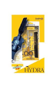900/6 Profesyonel Saç Makası Metal 6 İnç Fade Fırça Hediyeli