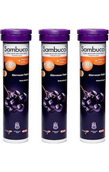 Sambucol Plus Efervesan 15 Tablet 3 Adet Sambucol Plus Efervesan 15 Tablet 3 Adet