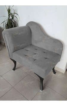 Yeni Model Tekli Köşe Koltuğu Josefin Bench Siyah Ayak Gri Yeni Model Tekli Köşe Koltuğu Josefin Bench Siyah Ayak Gri