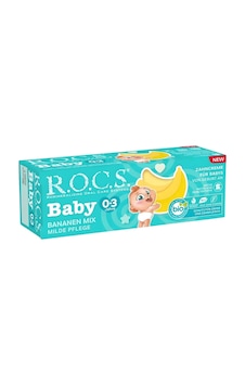 Rocs Baby 0-3 Yaş Muz Püresi Tadında Bebek Diş Macunu 45 Gr Rocs Baby 0-3 Yaş Muz Püresi Tadında Bebek Diş Macunu 45 Gr