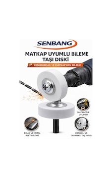Senbang Matkap Uyumlu Bileme Taşı Diski Metal, Bıçak Ve Matkap Ucu Bileme Parlatma Taşlama Aparatı Senbang Matkap Uyumlu Bileme Taşı Diski Metal, Bıçak Ve Matkap Ucu Bileme Parlatma Taşlama Aparatı