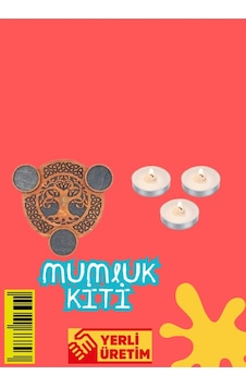 Ahşap Mumluk Ham Boyanabilir Mumluk Ahşap Mumluk Ham Boyanabilir Mumluk
