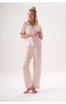 Etoile 26507 Yarım Kol Pijama Takım PEMBE Etoile 26507 Yarım Kol Pijama Takım PEMBE