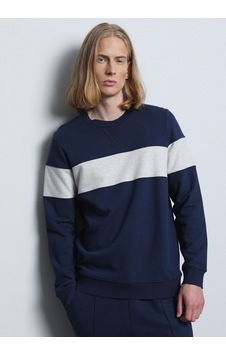 Ramsey Lacivert Düz Sweatshirt Ramsey Lacivert Düz Sweatshirt