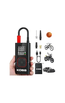 Kobb Kb412 Şarjlı Dijital Lastik Şişirme Pompası, 150 Psı, Powerbank, Led Lamba, Li-ion, 1800mah, 13x6.5x5 Cm Kobb Kb412 Şarjlı Dijital Lastik Şişirme Pompası, 150 Psı, Powerbank, Led Lamba, Li-ion, 1800mah, 13x6.5x5 Cm