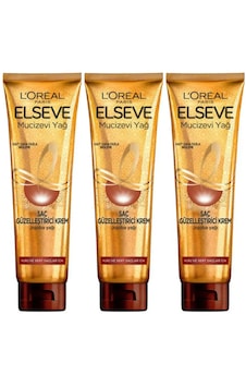Elseve Mucizevi Yağ Kuru Saçlar İçin Saç Bakım Kremi 3 X 150 Ml Elseve Mucizevi Yağ Kuru Saçlar İçin Saç Bakım Kremi 3 X 150 Ml