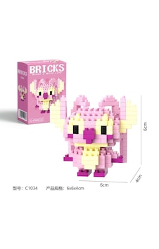 Angel Stitch 3d Figürü Mini Bricks Hobi Oyuncak Angel Stitch 3d Figürü Mini Bricks Hobi Oyuncak