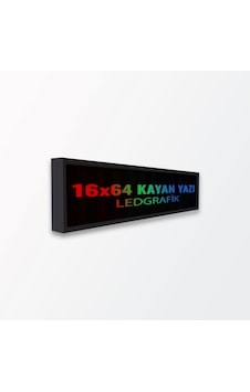 Ledgrafik 16x64 Rgb Kayanyazı Led Tabela 1 Ledgrafik 16x64 Rgb Kayanyazı Led Tabela 1