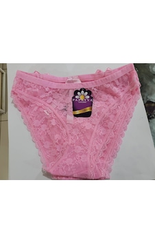 Papatya Dantel Detay Kadın Slip Külot V65 Pembe