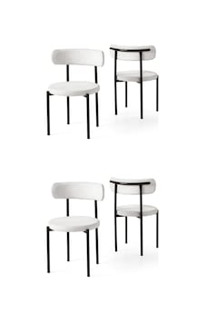 Alfa Metal Mutfak Sandalyesi 4 Lü Set 001