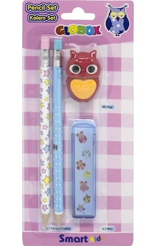 Globox 2563 Vers.kalem Min ve 3d Silgi Set Globox 2563 Vers.kalem Min ve 3d Silgi Set