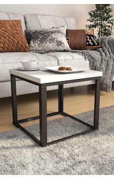 Kare Orta Sehpa 44x44x40,7 Cm 28 Mm Tabla, Masif Ahşap Ayak Gri / Ceviz Gri Gri Kare Orta Sehpa 44x44x40,7 Cm 28 Mm Tabla, Masif Ahşap Ayak Gri / Ceviz Gri Gri