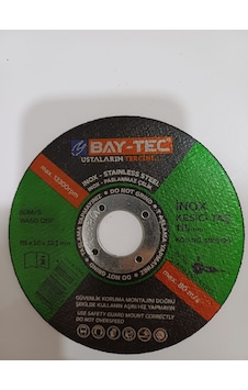 Baytec Metal Kesici Taş 115x1.0x22.22 İnox Kesme Taşı-10 Adet Baytec Metal Kesici Taş 115x1.0x22.22 İnox Kesme Taşı-10 Adet