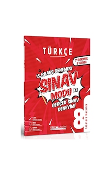 8. Sınıf Türkçe 15 Branş Denemesi- Pruva Akademi 8. Sınıf Türkçe 15 Branş Denemesi- Pruva Akademi