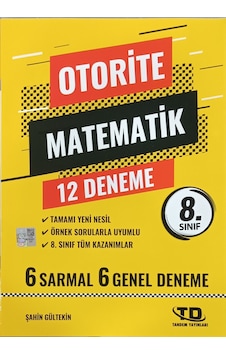 Tandem Yayınları Otorite 8. Sınıf Matematik Deneme Tandem Yayınları Otorite 8. Sınıf Matematik Deneme