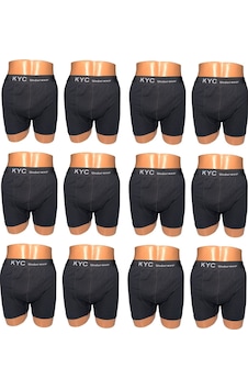 Kyc Shopping 12 Adet Siyah Renk Pamuklu Likralı Penye Esnek Kumaş Boxer Kyc Shopping 12 Adet Siyah Renk Pamuklu Likralı Penye Esnek Kumaş Boxer