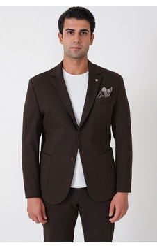 Slim Fit Torba Cep Esnek Tencel Kumaş Kahverengi Ceket C 751 Slim Fit Torba Cep Esnek Tencel Kumaş Kahverengi Ceket C 751