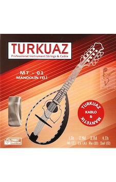 Turkuaz Mt-01 Takım Mandolin Teli - Set