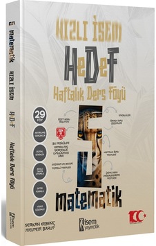 İsem Yayınları 5. Sınıf Matematik Haftalık Ders Föyü P-212791 İsem Yayınları 5. Sınıf Matematik Haftalık Ders Föyü P-212791
