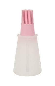 Tantitoni Açık Pembe Silikon Hazneli Fırça 11.6Cm