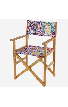 Kırmızı Mavi Ahşap Bahçe Sandalyesi 87x54x48 Cm Kırmızı Mavi Ahşap Bahçe Sandalyesi 87x54x48 Cm