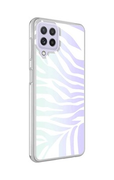 Galaxy A22 4g Kılıf Zore M-blue Desenli Kapak Zebra No1 Galaxy A22 4g Kılıf Zore M-blue Desenli Kapak Zebra No1