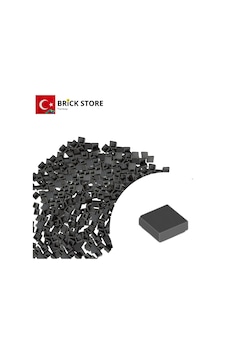 Yedek Parçalar, 100 Adet 1x1 Tile Düz Fayans Parçası, Koyu Gri Dark Bluish Gray , 3070 Yedek Parçalar, 100 Adet 1x1 Tile Düz Fayans Parçası, Koyu Gri Dark Bluish Gray , 3070