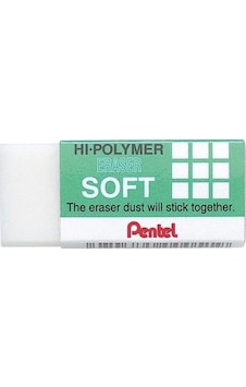 Pentel Sılgı Hı-polymer Zes-05 Soft Beyaz Kucuk Pentel Sılgı Hı-polymer Zes-05 Soft Beyaz Kucuk