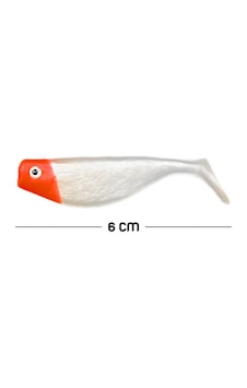 Silikon Balık Yem - Dft - 6cm - Kırmızı/beyaz 141-3017 Silikon Balık Yem - Dft - 6cm - Kırmızı/beyaz 141-3017