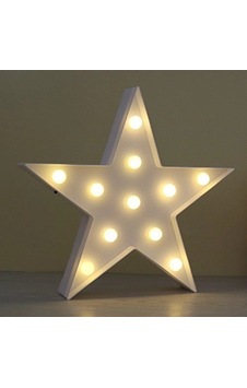 Hubrendy Emin Led Işıklı Beyaz Yıldız Gece Lambası Diğer Hubrendy Emin Led Işıklı Beyaz Yıldız Gece Lambası Diğer
