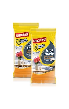 Koroplast Islak Havlu Çok Amaçlı Temizlik Beyaz Sabun Kokulu 2 x 30'lu
