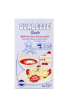 Ovalette Gusto Bitkisel Sıvı Krem Şanti 1 L Ovalette Gusto Bitkisel Sıvı Krem Şanti 1 L