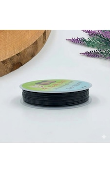 5 Adet Çiçek Ve Takı Teli 20 Yard 0,3 Mm Renk Siyah 5 Adet Çiçek Ve Takı Teli 20 Yard 0,3 Mm Renk Siyah