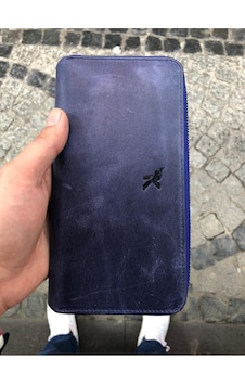 Karalı Deri Unisex Lacivert Hakiki Deri Telefon Bölmeli Kartlıklı Cüzdan El Portföyü Lacivert Karalı Deri Unisex Lacivert Hakiki Deri Telefon Bölmeli Kartlıklı Cüzdan El Portföyü Lacivert