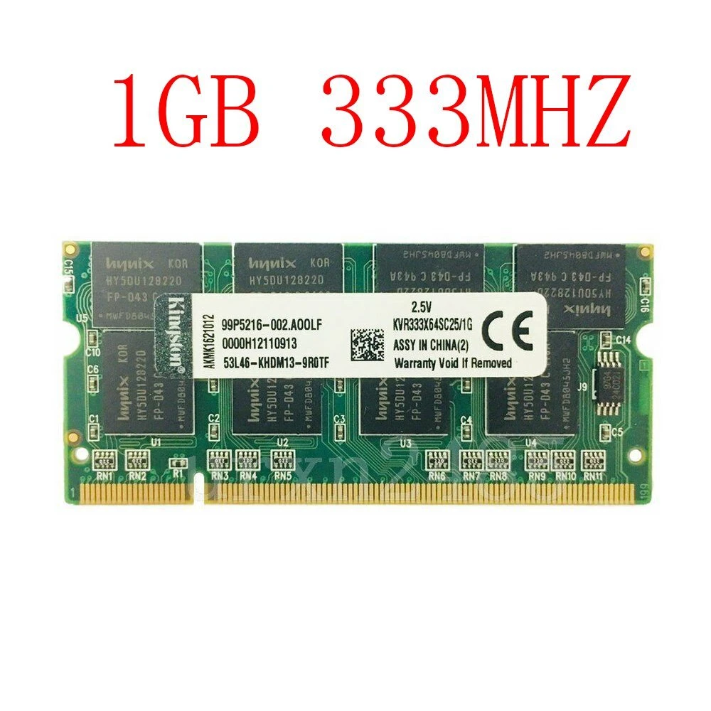 Kingston Kvr333x64sc25/1g Ddr1 Ram Kingston Kvr333x64sc25/1g Ddr1 Ram