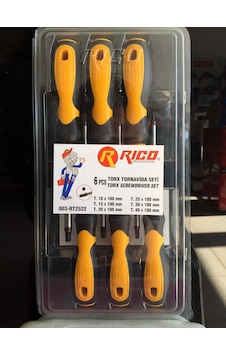Rico 6 Parça Torx Tornavida Seti Rico 6 Parça Torx Tornavida Seti
