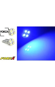 Led Ampül 12v.4 Lü Smd B.dipsiz Mavi Forza Led Ampül 12v.4 Lü Smd B.dipsiz Mavi Forza