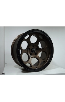 4X4 ARAÇLAR İÇİN UYUMLU ÇELİK JANT  Bk5748 6x114.3 9x18et-10 Cb110 Mat Bronz-siyah   4x4 Çelik Jant