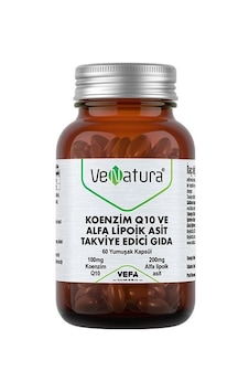 Venatura Koenzim Q10 ve Alfa Lipoik Asit 60 Kapsül Venatura Koenzim Q10 ve Alfa Lipoik Asit 60 Kapsül