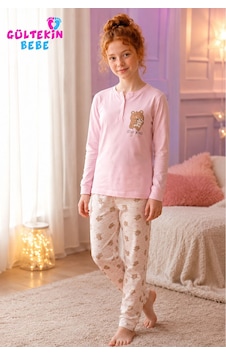 Tarık İnterlok Kumaş Ayıcık Baskılı Kız Pijama Takımı 11-16 Yaş -ta6750470 - Pembe Tarık İnterlok Kumaş Ayıcık Baskılı Kız Pijama Takımı 11-16 Yaş -ta6750470 - Pembe