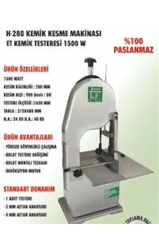 Myfarden H280 Kemik Kesme Makinası Et Kemik Testeresi 1500 W