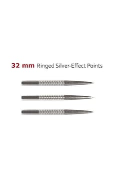 Winmau 32 Mm Ringed Silver-effect Çelik Uç Winmau 32 Mm Ringed Silver-effect Çelik Uç