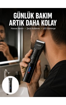 Erkek Saç Ve Sakal Kesme Makinesi Su Geçirmez, Sessiz Motorlu Yeni Nesil - Lisinya 1 - 2 Saat Erkek Saç Ve Sakal Kesme Makinesi Su Geçirmez, Sessiz Motorlu Yeni Nesil - Lisinya 1 - 2 Saat