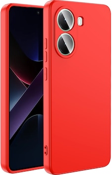 Xiaomi Poco X7 Pro Kılıf Zore Mara Lansman Kapak Kırmızı Xiaomi Poco X7 Pro Kılıf Zore Mara Lansman Kapak Kırmızı