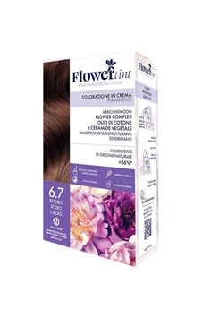 Flowertint Colorazione In Crema Saç Boyama Kiti 6.7 Koyu Kakao Sarışın Flowertint Colorazione In Crema Saç Boyama Kiti 6.7 Koyu Kakao Sarışın